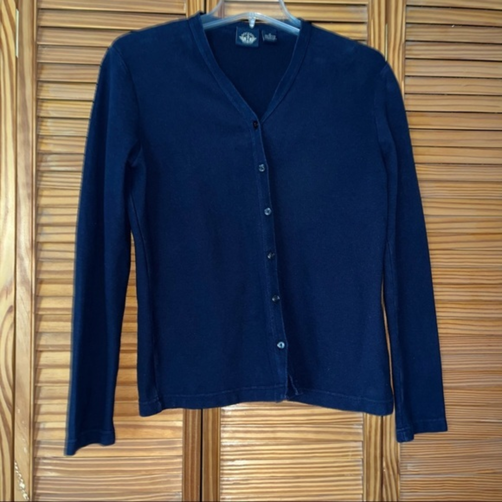 Vintage. Dockers Blue Medium Cardigan